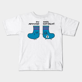 Funny sock rip-off capitalist Kids T-Shirt